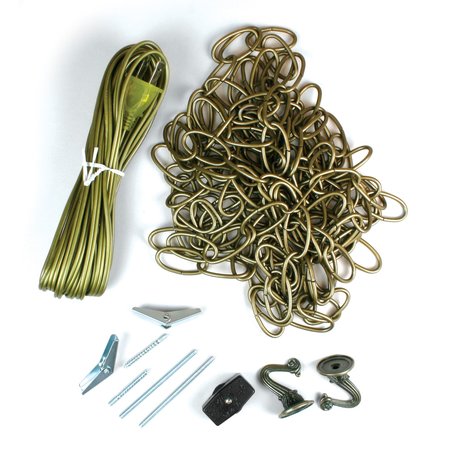 JANDORF 15' Chain Swag Kit with 20' Cord, Antique Bronze C60261